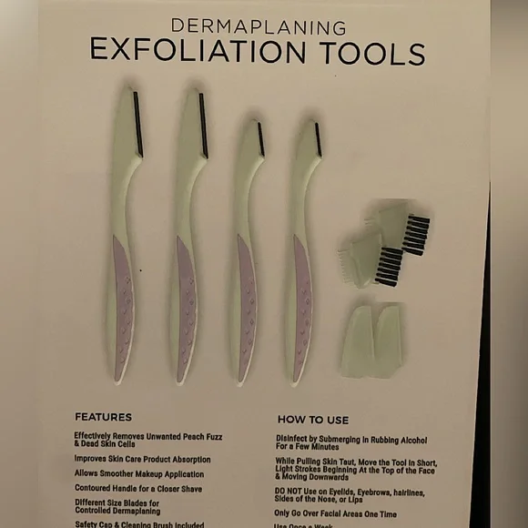 Dermaplaning Exfoliation Tools Set — Vivid Simply Beautiful - Picture 9 of 16